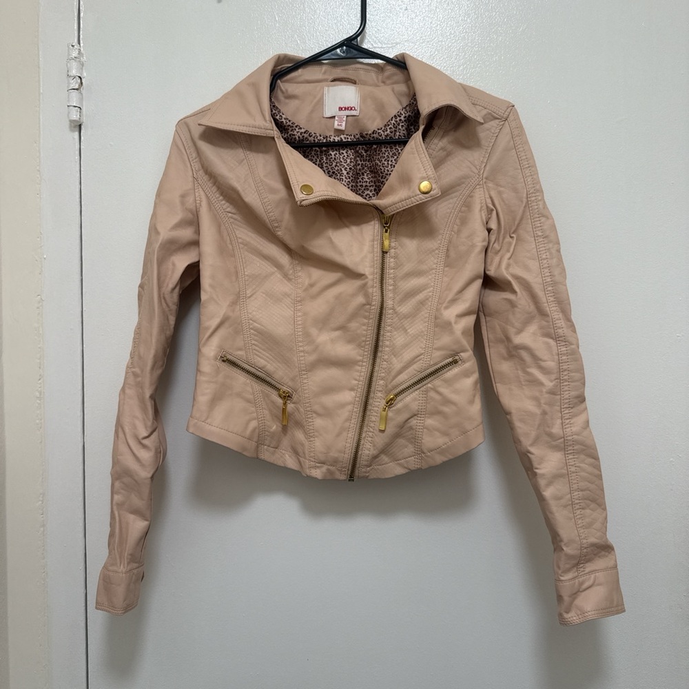 Bongo Vintage Y2K Faux Leather Jacket